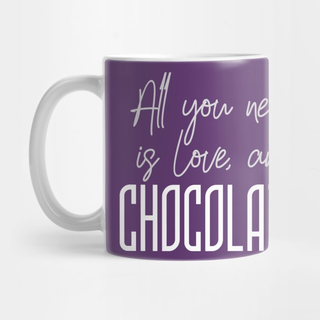 All you need is love and Chocolate (text) by PersianFMts